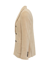 Circolo Giacca Doppiopetto in Velluto Beige - Abbigliamento Uomo | Lidia Shopping