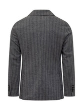 Circolo Grey Wool Double-Breasted Blazer - Circolo | Lidia Shopping