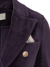 Circolo Blazer Doppiopetto in Velluto con Bottoni - Abbigliamento Donna | Lidia Shopping