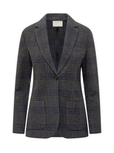Circolo Checked Single-Breasted Blazer - Circolo | Lidia Shopping