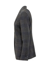 Circolo Checked Single-Breasted Blazer - Circolo | Lidia Shopping