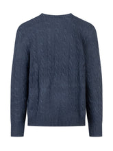 Polo Ralph Lauren Blue Cable Knit Sweater - Collezione Happy Birthday | Lidia Shopping