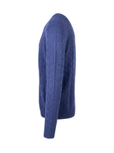 POLO RALPH LAUREN - Polo Ralph Lauren Royal Blue Cable Knit Sweater - Blue - LIDIASHOPPING® - Official Website