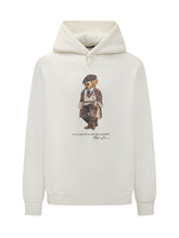 White Hoodie with Polo Bear Polo Ralph Lauren - Collezione Happy Birthday | Lidia Shopping