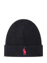Polo Ralph Lauren Cappello Nero in Lana con Logo - Accessori Uomo | Lidia Shopping
