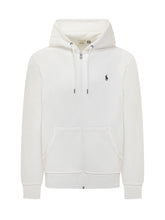 Felpa bianca con zip e cappuccio Polo Ralph Lauren - Abbigliamento Uomo | Lidia Shopping