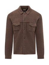 Rakkì Blue Wool Overshirt with Front Pockets - Collezione Happy Birthday | Lidia Shopping