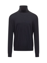 Malo Blue Lightweight Wool Turtleneck Sweater - Collezione Happy Birthday | Lidia Shopping