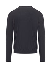 Malo Blue Virgin Wool Crewneck Sweater - Collezione Happy Birthday | Lidia Shopping