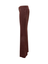 Etro Pantaloni Flare Bordeaux Jacquard - Abbigliamento Donna | Lidia Shopping