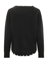 Maglia Girocollo con Orli Taglio Vivo KUJTEN - Abbigliamento Donna | Lidia Shopping