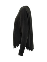Maglia Girocollo con Orli Taglio Vivo KUJTEN - Abbigliamento Donna | Lidia Shopping
