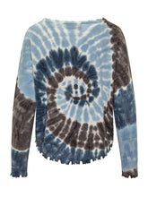 Maglia Tie-Dye con Finiture Taglio Vivo KUJTEN - Abbigliamento Donna | Lidia Shopping