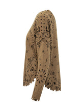 Maglia con Stampa Bandana e Finiture Raw KUJTEN - Abbigliamento Donna | Lidia Shopping
