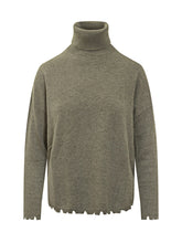 Dolcevita con Finiture Taglio Vivo KUJTEN - Abbigliamento Donna | Lidia Shopping