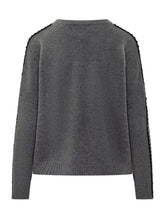 Kujten Maglia Grigia In Cashmere Con Girocollo - Abbigliamento Donna | Lidia Shopping