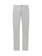 Jacob Cohen White Slim Fit Trousers - Collezione Happy Birthday | Lidia Shopping