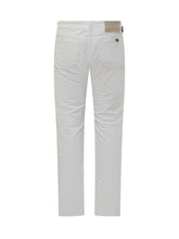 Jacob Cohen White Slim Fit Trousers - Collezione Happy Birthday | Lidia Shopping