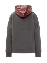Simona Corsellini Felpa con Cappuccio Bicolore - Abbigliamento Donna | Lidia Shopping
