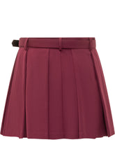 Simona Corsellini Pleated Mini Skirt with Belt - Collezione Happy Birthday | Lidia Shopping