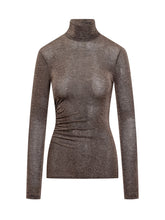 Simona Corsellini Bronze Lurex Tulle High Neck Top - Collezione Happy Birthday | Lidia Shopping