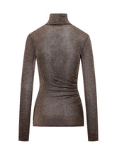 Simona Corsellini Bronze Lurex Tulle High Neck Top - Collezione Happy Birthday | Lidia Shopping