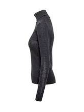 Black Sheer Turtleneck Simona Corsellini - Collezione Happy Birthday | Lidia Shopping