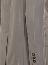 Blazer Simona Corsellini Grigio a Righe - Abbigliamento Donna | Lidia Shopping