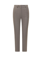 Pantaloni Gessati Simona Corsellini Slim Fit - Abbigliamento Donna | Lidia Shopping
