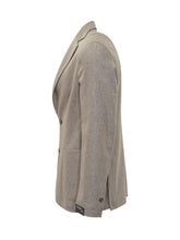 Barba Jacket Beige Wool Blazer - Barba Jacket | Lidia Shopping