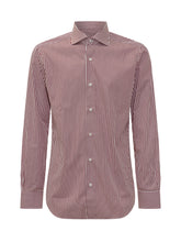 Barba Camicia A Righe Rosse E Bianche In Cotone - Abbigliamento Uomo | Lidia Shopping