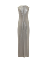 Lauren Ralph Lauren Silver Long Dress - Collezione Happy Birthday | Lidia Shopping