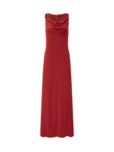 Lauren Ralph Lauren Red Long Dress with Draped - Collezione Happy Birthday | Lidia Shopping
