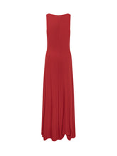 Lauren Ralph Lauren Red Long Dress with Draped - Collezione Happy Birthday | Lidia Shopping