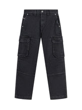 Diesel Kids Black Cargo Jeans - Collezione Happy Birthday | Lidia Shopping