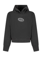 Diesel Kids Black Hoodie with Logo - Collezione Happy Birthday | Lidia Shopping