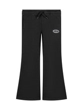 Diesel Kids Black Flared Pants with Logo - Collezione Happy Birthday | Lidia Shopping