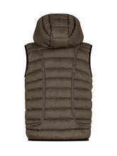 Diesel Kids Green Padded Vest with Hood - Collezione Happy Birthday | Lidia Shopping