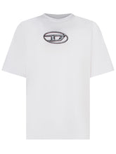 Diesel Kids White T-Shirt with Embroidered Logo - Collezione Happy Birthday | Lidia Shopping