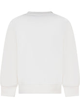 Diesel Kids White Sweatshirt with Distressed Logo - Collezione Happy Birthday | Lidia Shopping