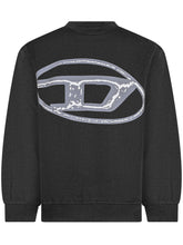 Diesel Kids Black Sweatshirt with Maxi Logo - Collezione Happy Birthday | Lidia Shopping