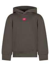 Diesel Kids Green Hoodie with Embroidered Logo - Collezione Happy Birthday | Lidia Shopping