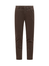 Briglia Brown Slim Fit Cotton Trousers - Briglia | Lidia Shopping