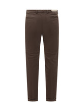 Briglia Brown Slim Fit Cotton Trousers - Briglia | Lidia Shopping