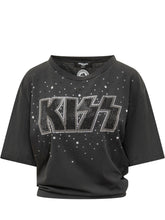DSquared2 Black KISS Logo T-Shirt - Collezione Happy Birthday | Lidia Shopping