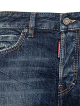 Dsquared2 Jeans a Gamba Larga in Denim Blu Effetto Vintage - Abbigliamento Donna | Lidia Shopping