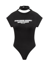 Dsquared2 Body Nero con Stampa e Laccio al Collo - Abbigliamento Donna | Lidia Shopping