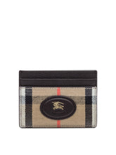 Burberry Porta Carte Check con Dettaglio Logo - Accessori Donna | Lidia Shopping