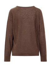 Fabiana Filippi Brown Lurex Sweater - Collezione Happy Birthday | Lidia Shopping