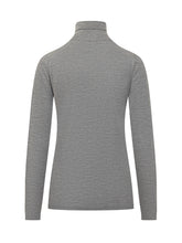 Fabiana Filippi Grey Lightweight Turtleneck - Collezione Happy Birthday | Lidia Shopping
